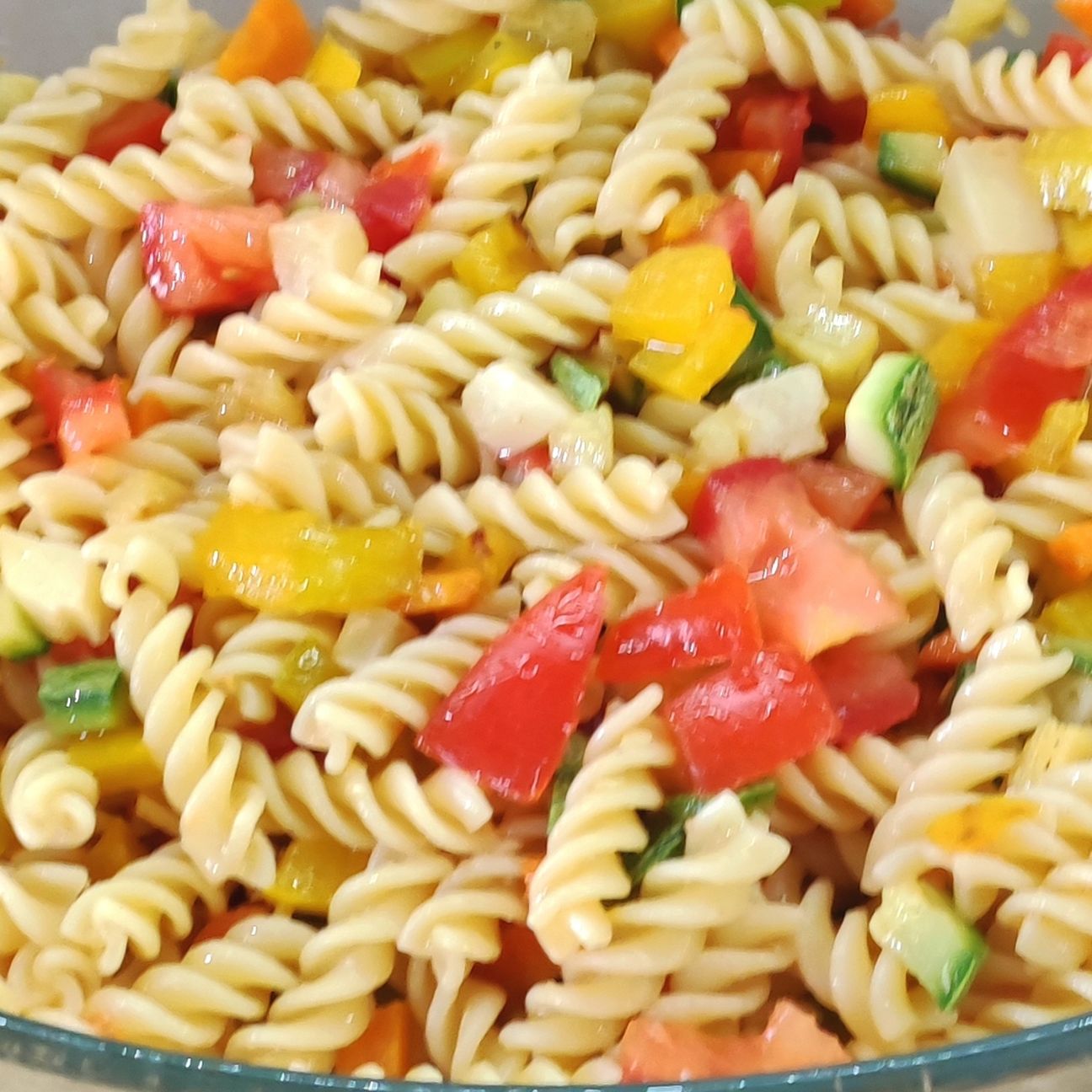 Pasta fredda vegetariana.