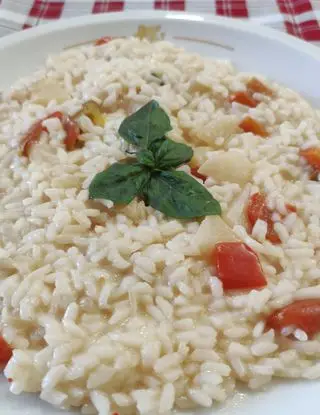 Ricetta Risotto con nashi peperoni e toma di ilninotto