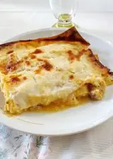 Ricetta Lasagna con zucca salsiccia e gorgonzola.