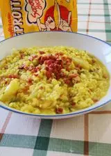 Ricetta Risotto con speck, verza e zafferano Leprotto