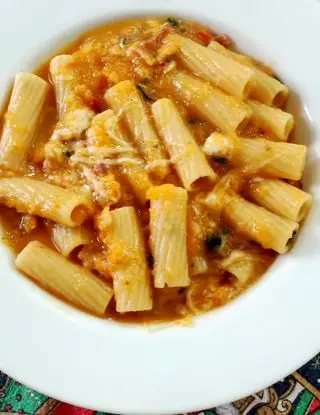 Ricetta Pasta con zucca pancetta e scamorza di ilninotto