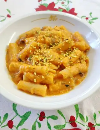 Ricetta Rigatoni con zucca, salsiccia e gorgonzola. di ilninotto