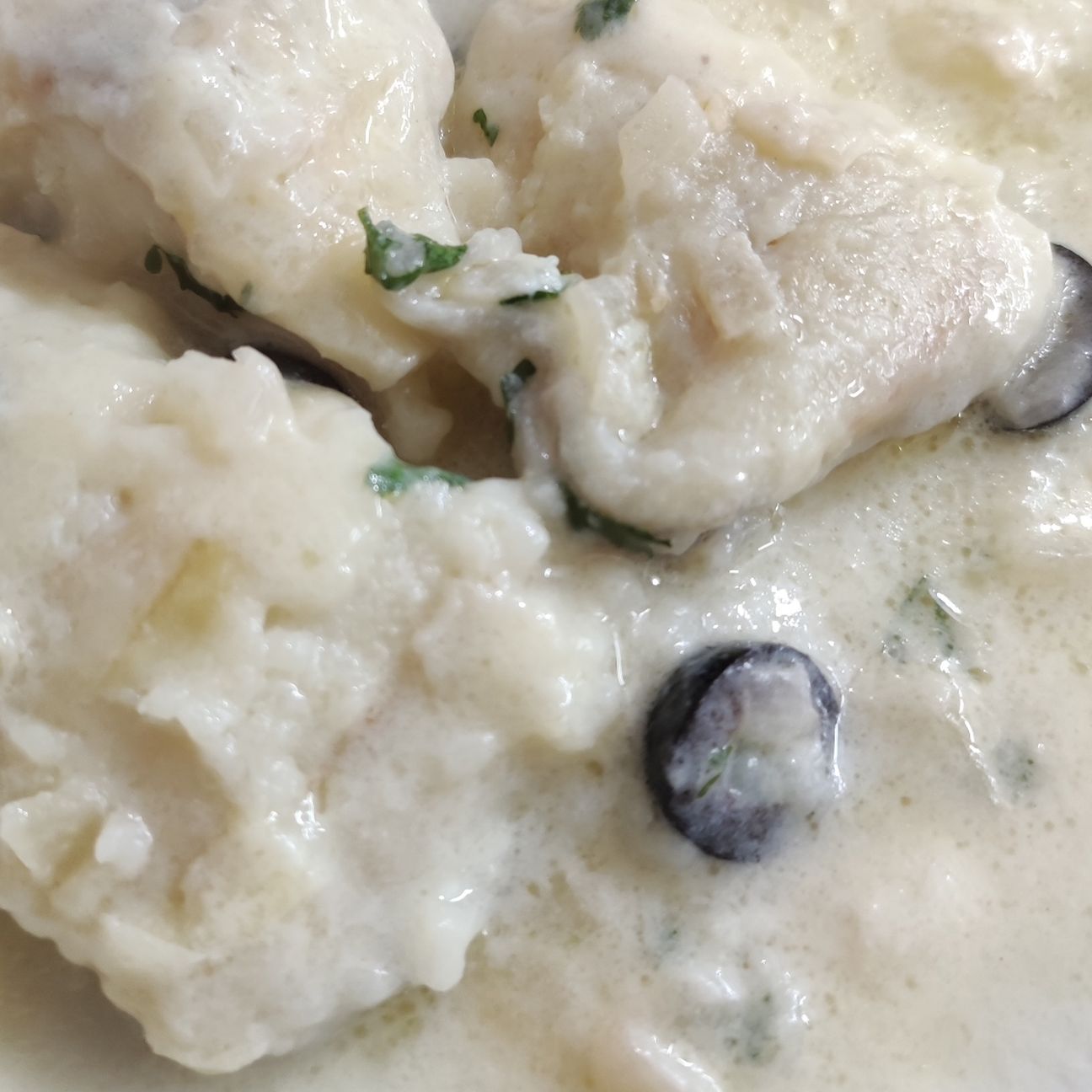 Baccalà bianco in padella.
