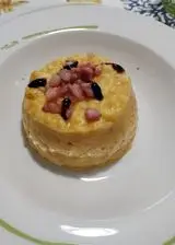 Ricetta Risotto con zucca pancetta e glassa di aceto balsamico.