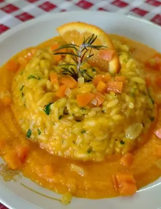 Ricetta Risotto in crema di carote e arancia di ilninotto