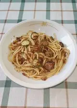 Ricetta Linguine con zucchine e colatura di alici di Cetara