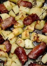 Ricetta Salsiccia al forno con patate