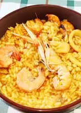 Ricetta Paella de marisco a modo mio