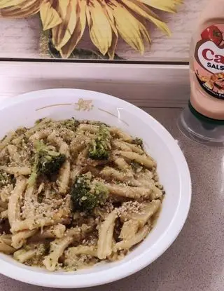 Ricetta Caserecce con broccoli, patate, spigola e Salsa Rosa Calvé di ilninotto