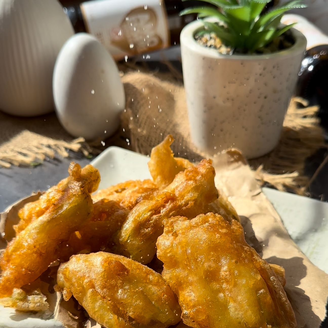 FIORI DI ZUCCA IN PASTELLA