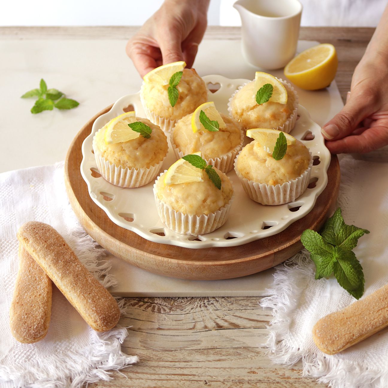 Muffin ricotta e limone