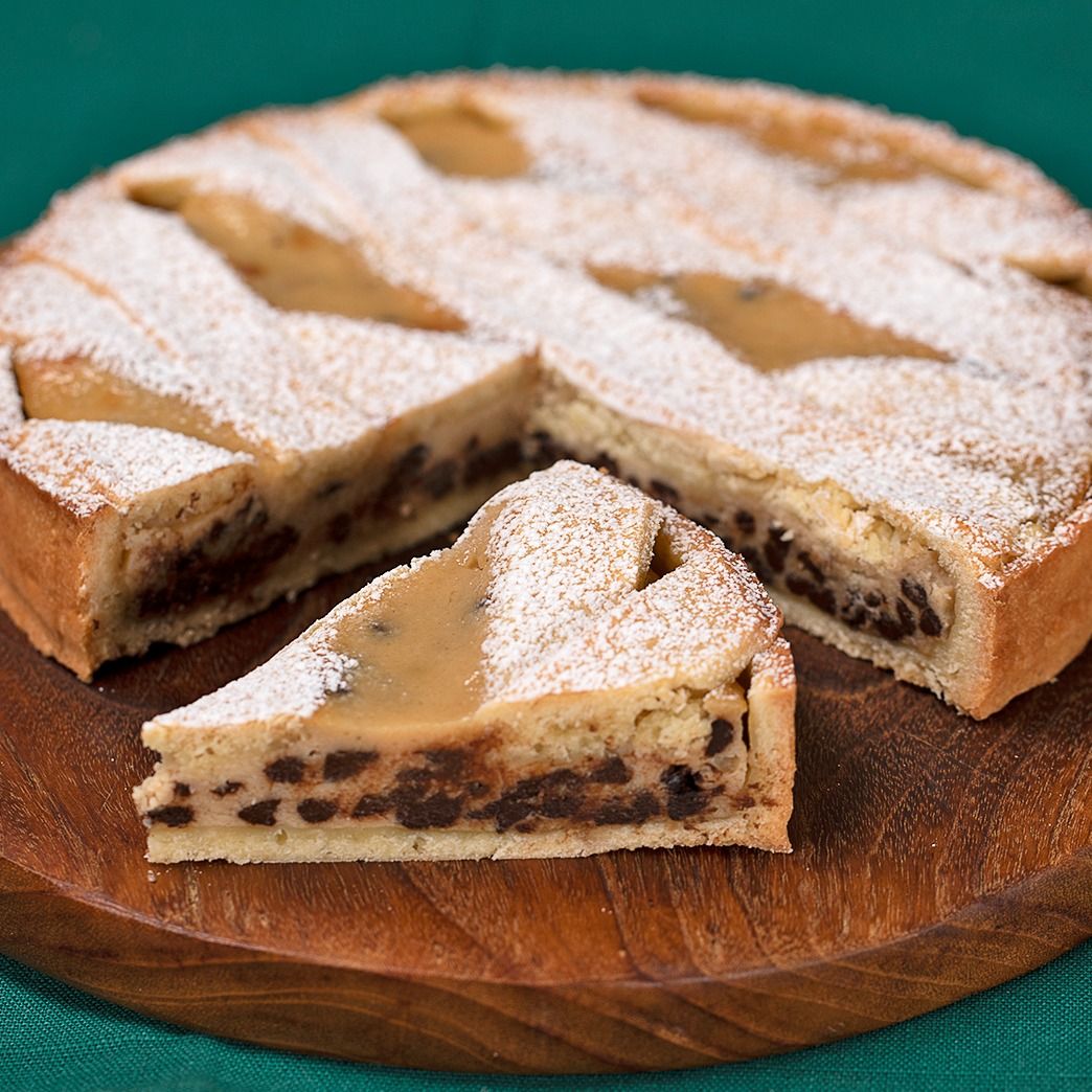 Torta di ricotta e cioccolato
