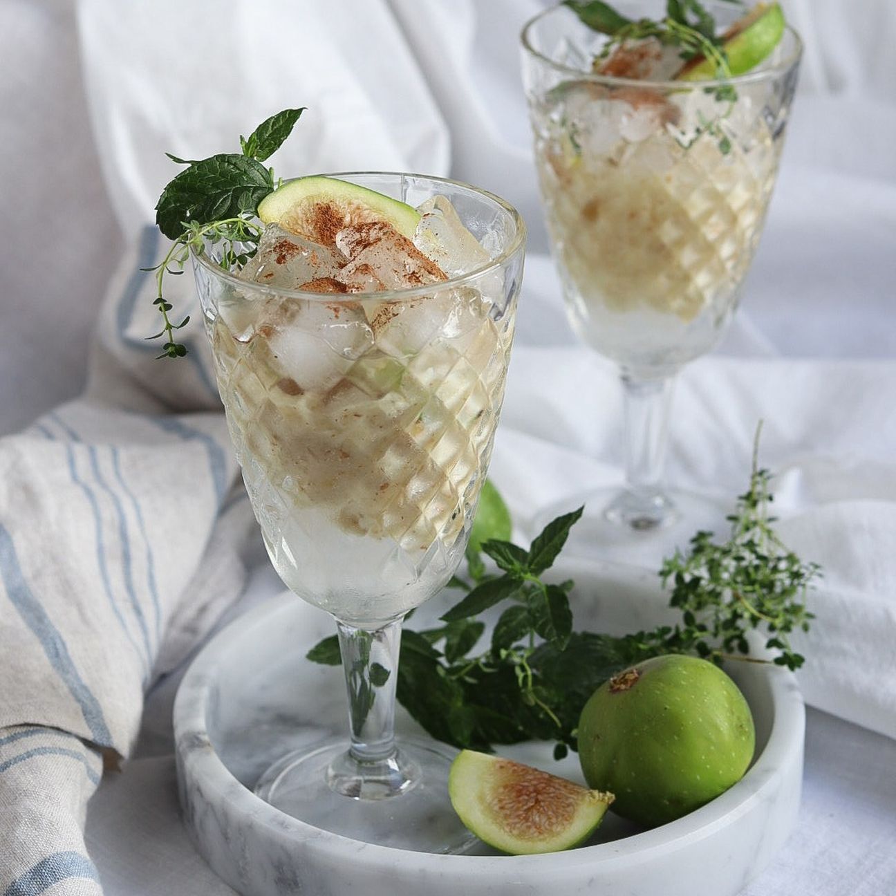 Granita ai fichi, mandorla e cannella
