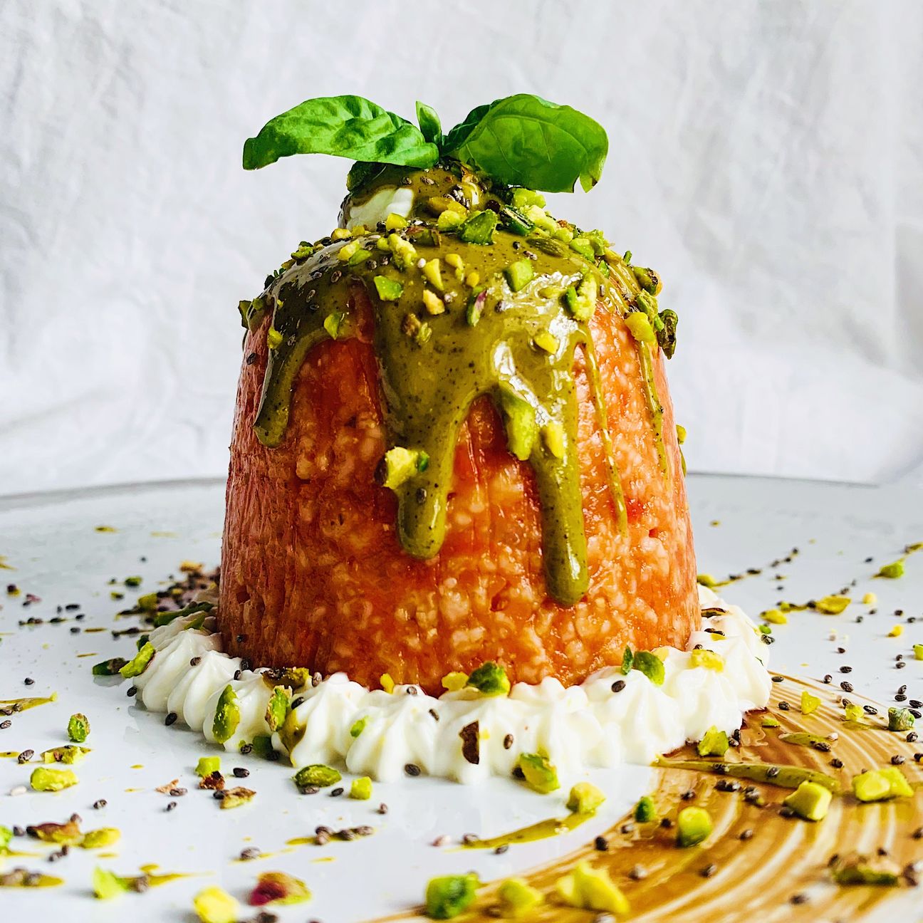 Frozen Porridge Pomodoro e Pistacchi