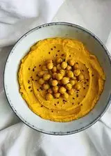 Ricetta Hummus ceci, carote e curry