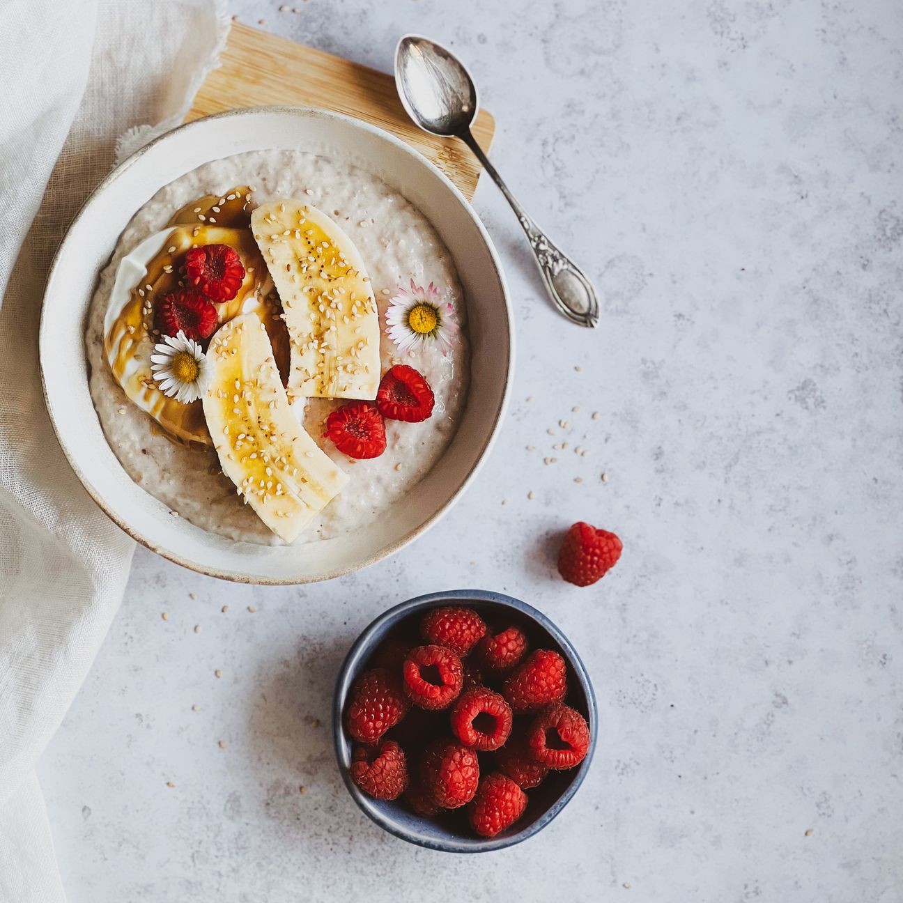 Porridge Banana e Tahina