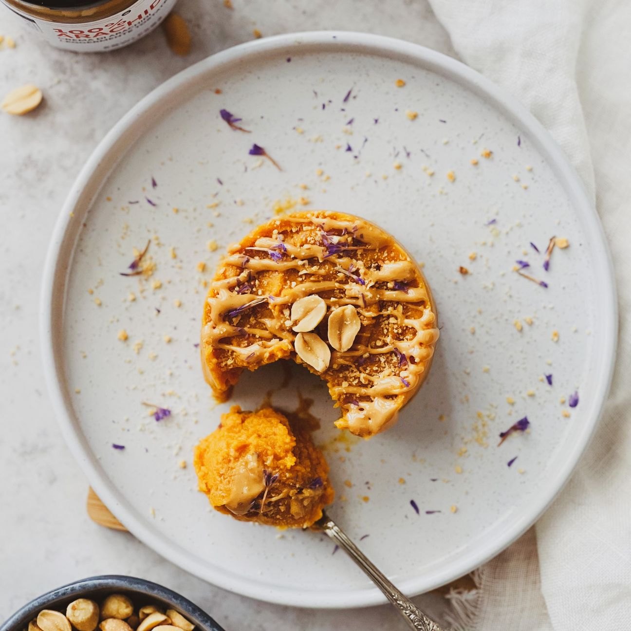 Semifreddo di Hummus Carote e Burro di Arachidi