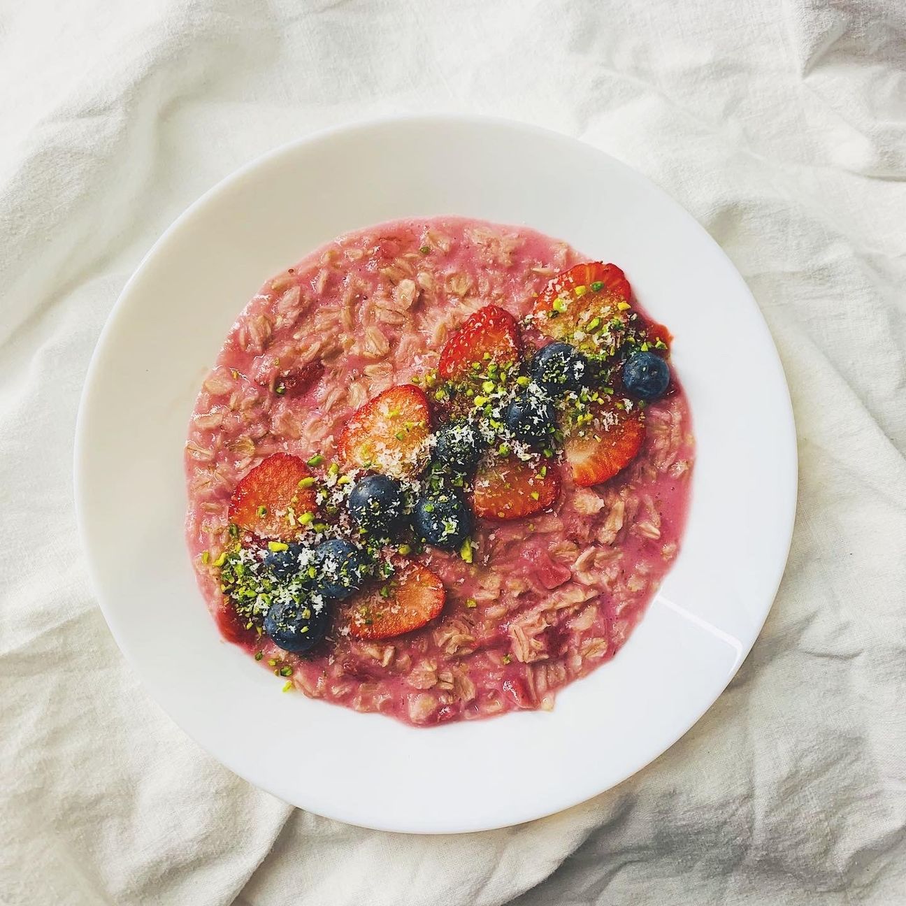 Porridge alle Fragole