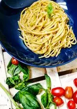 Ricetta Linguine con pesto alla siciliana