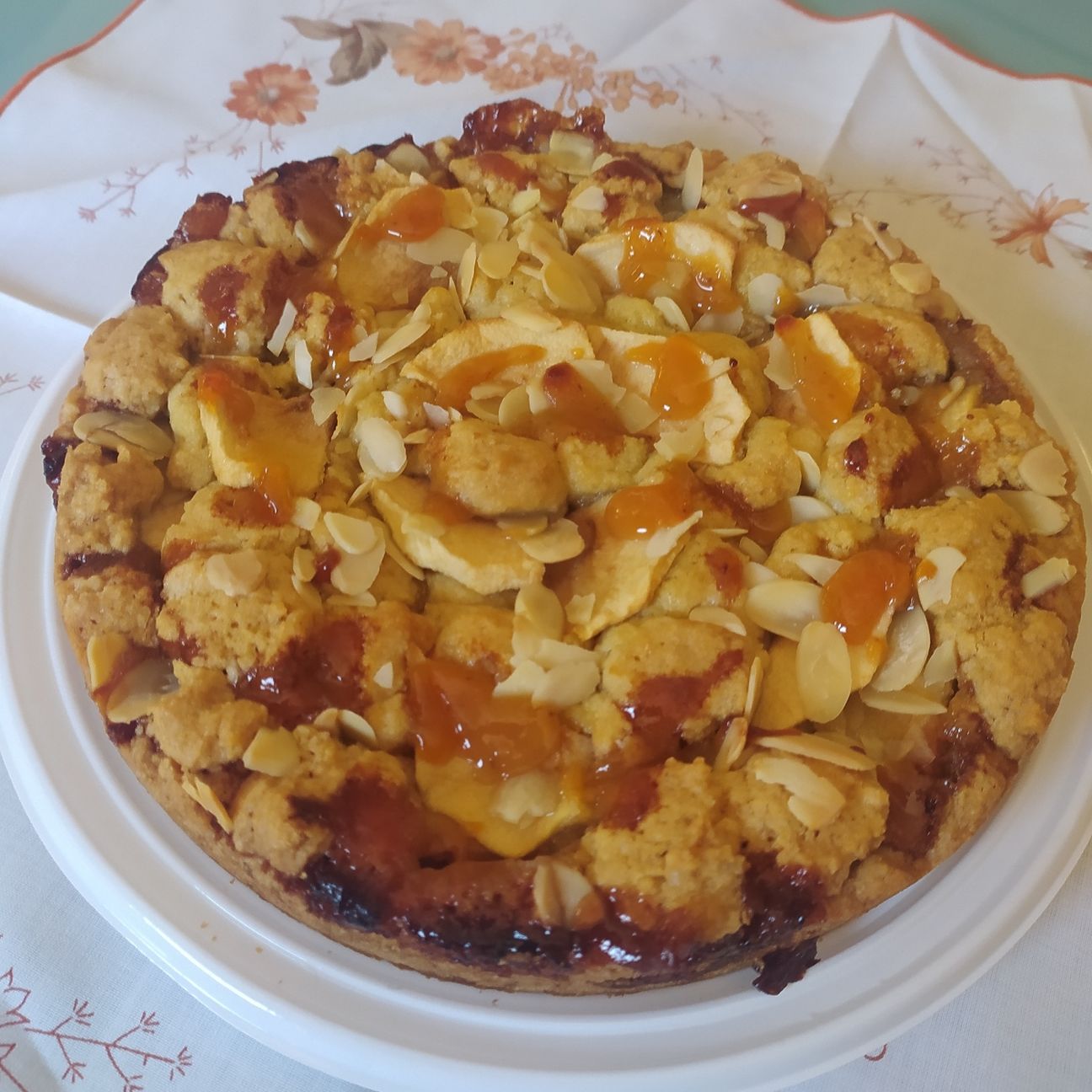 Crostata sbriciolata rustica