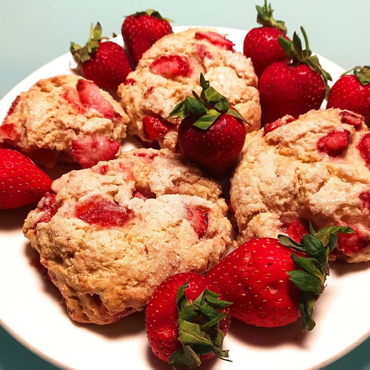 Scones alle fragole