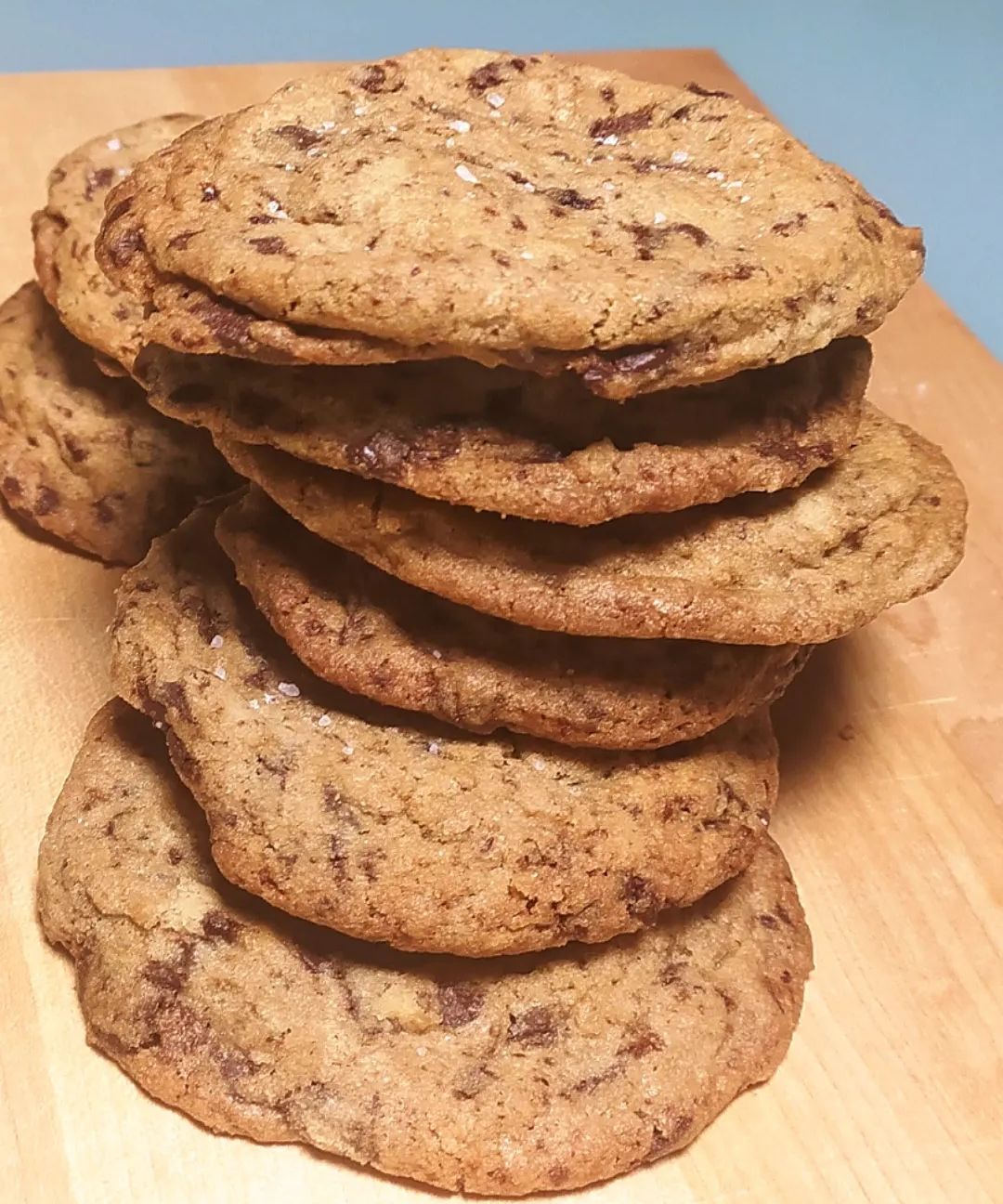 Cookies al cioccolato salato