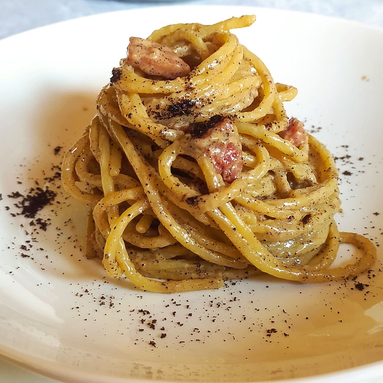 Spaghetti al caffè