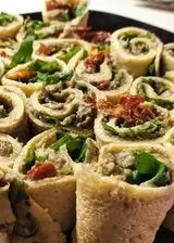 Ricetta Crepes di ceci a rotolini