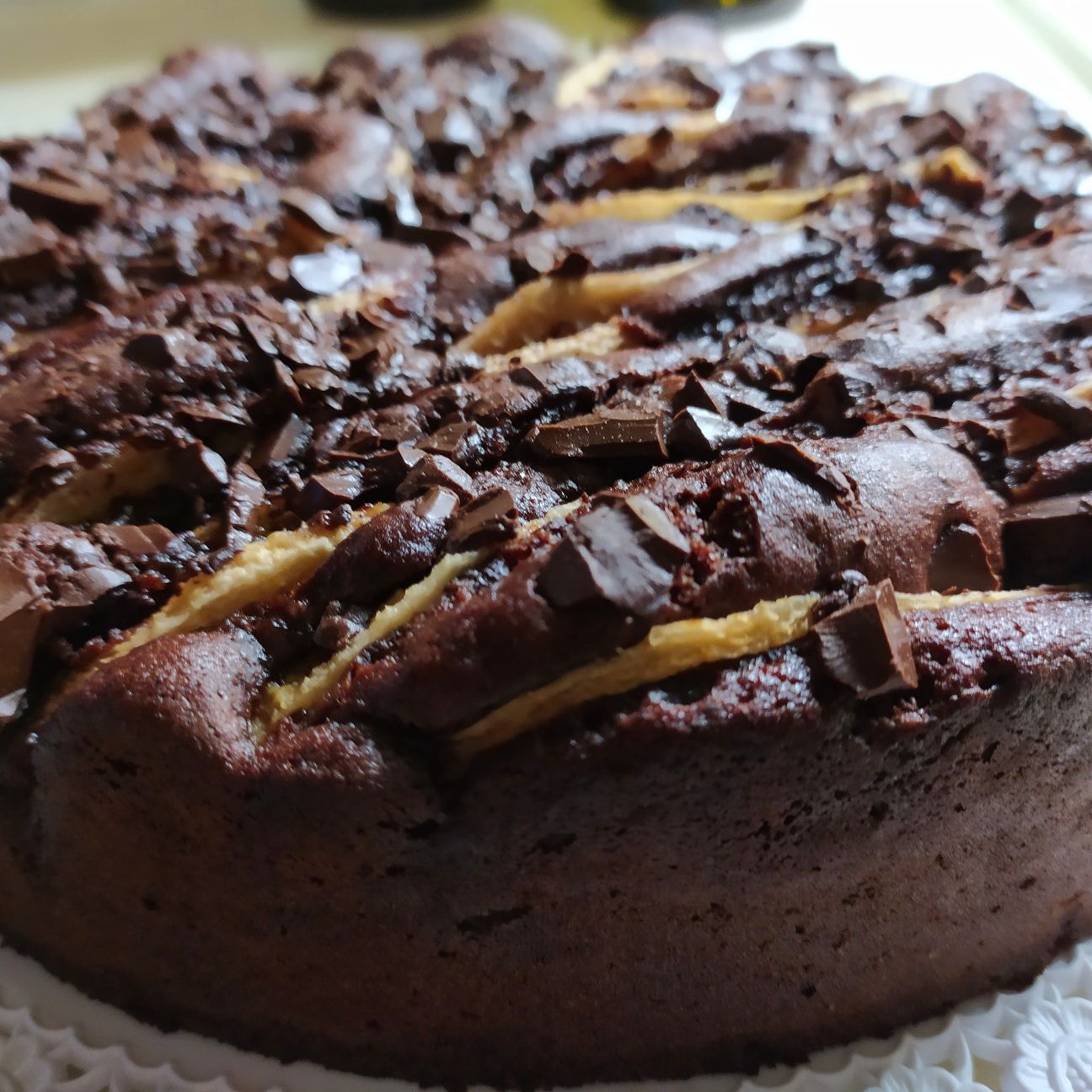 Torta pere e cioccolato
