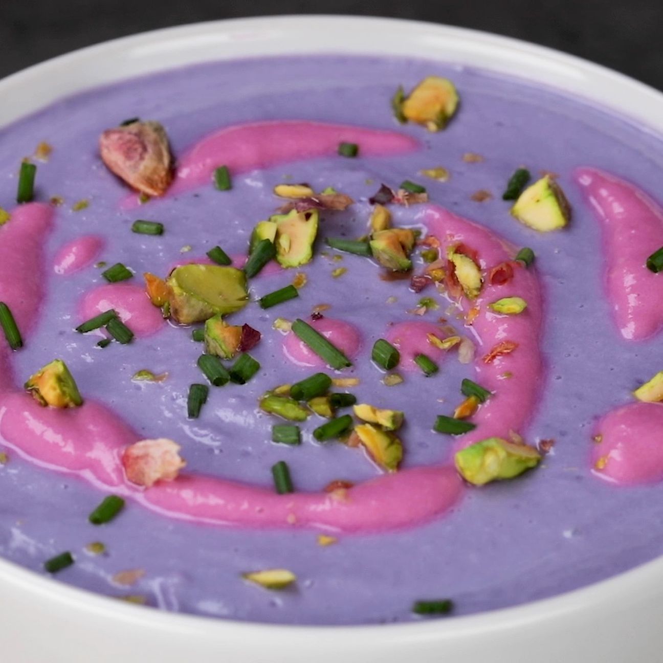 Crema di cavolo viola