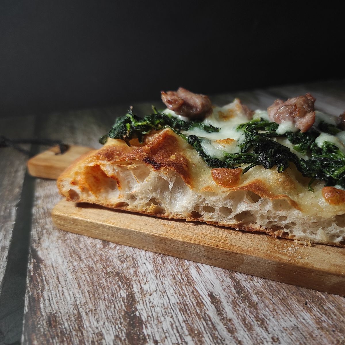 Pizza In Pala Alla Romana Con Cicoria E Salsiccia Al ta Cucina Pizza In Pala Alla Romana Con Cicoria E Salsiccia Al ta Cucina