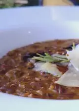 Ricetta Risotto rosso integrale con zucca, parmigiano reggiano e aceto balsamico