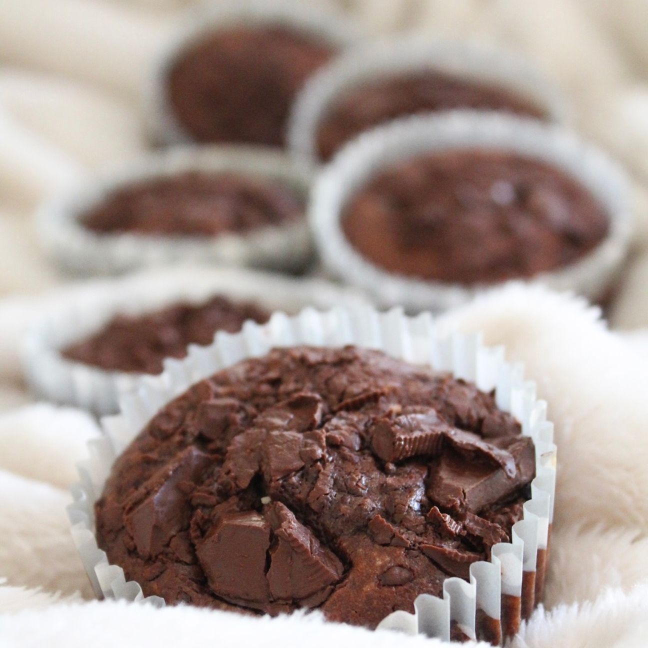 Muffin al doppio cioccolato
