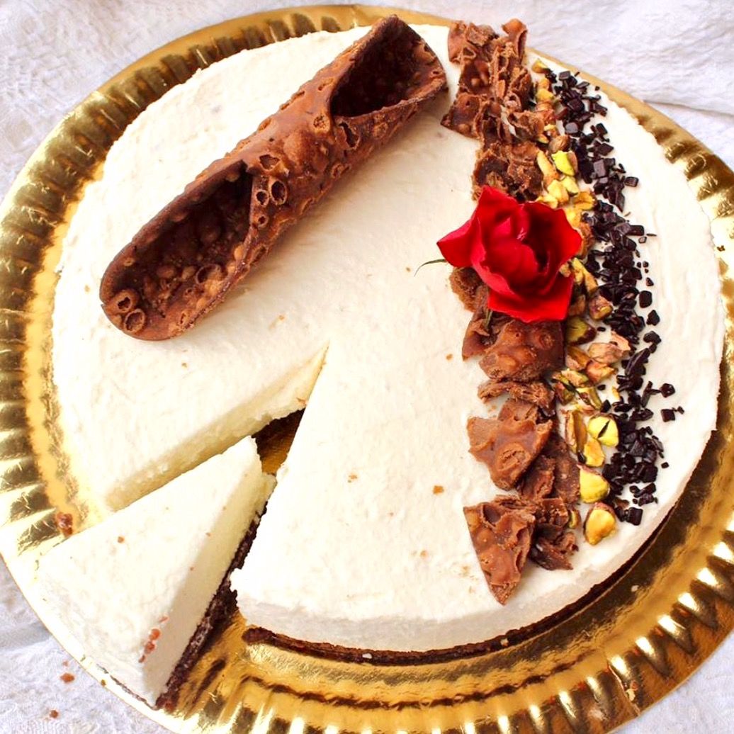 Cheesecake al cannolo siciliano
