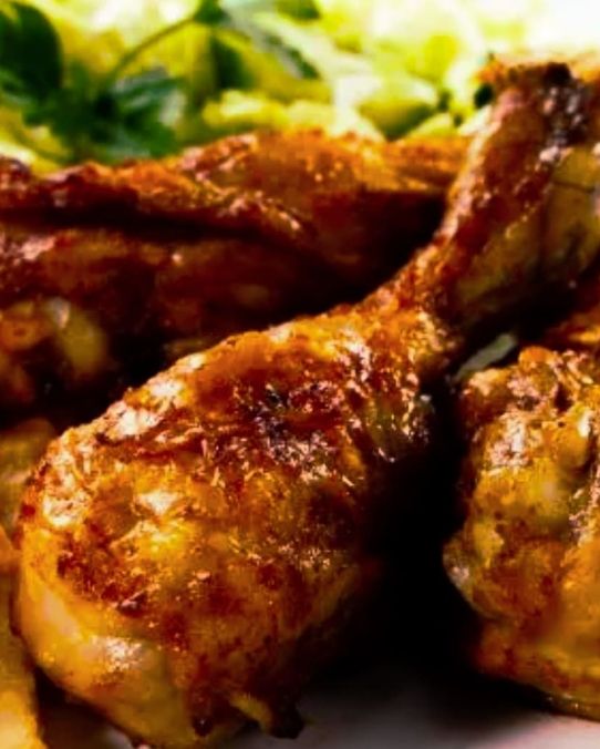 Cosce di pollo in salsa di senape e limone
