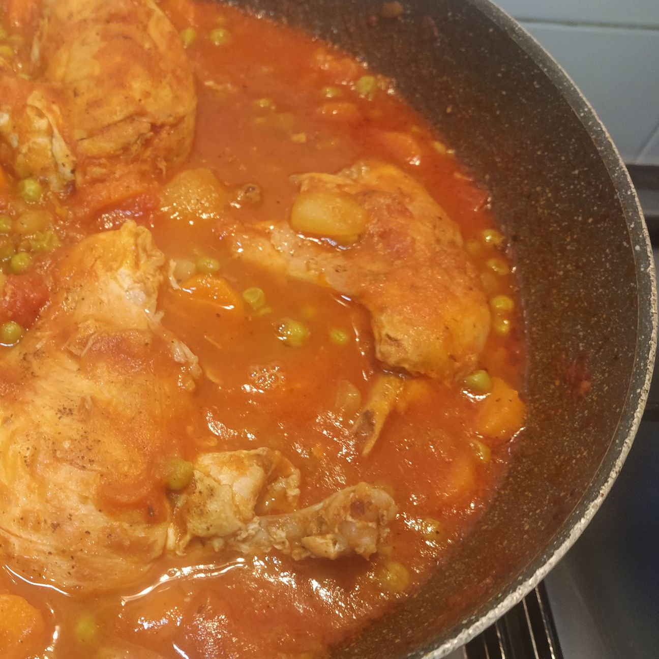 Stufato di pollo (stile sudamericano)