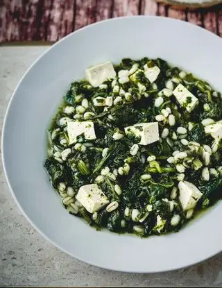 Ricetta Minestra di spinaci e tofu di Manufoodwriter