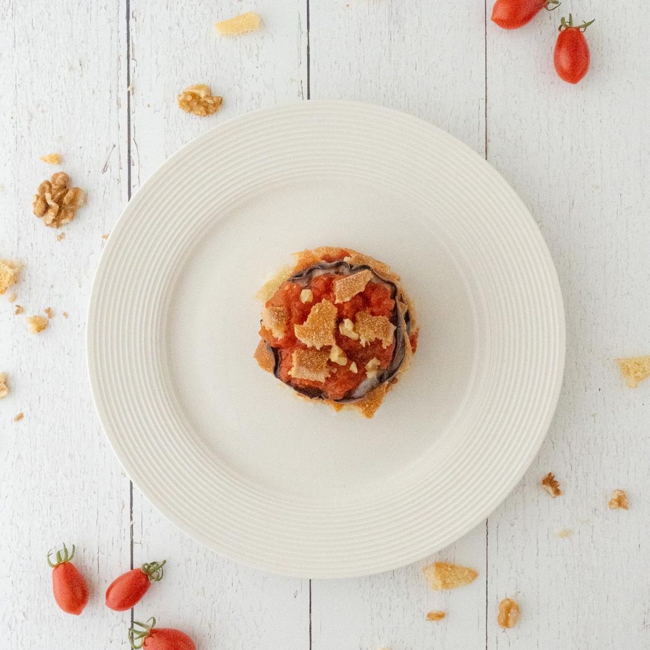 Tortino di melanzane con bistoccu