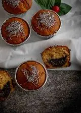 Ricetta Muffin con cuore di cioccolato