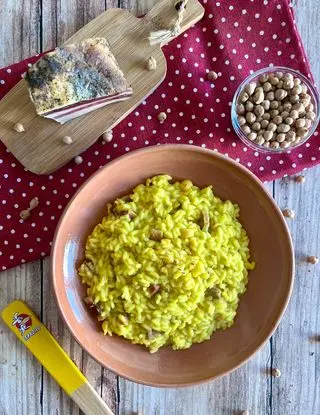 Ricetta Risotto alla crema di ceci e zafferano di Manufoodwriter