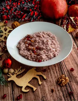Ricetta Risotto al melograno con stracchino di Manufoodwriter
