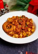 Ricetta Tagliatelle al ragu di polpo