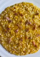 Ricetta Risotto con 🎃 e pancetta✨