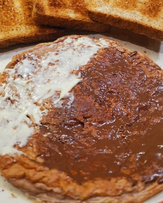 Frittata al cacao fit