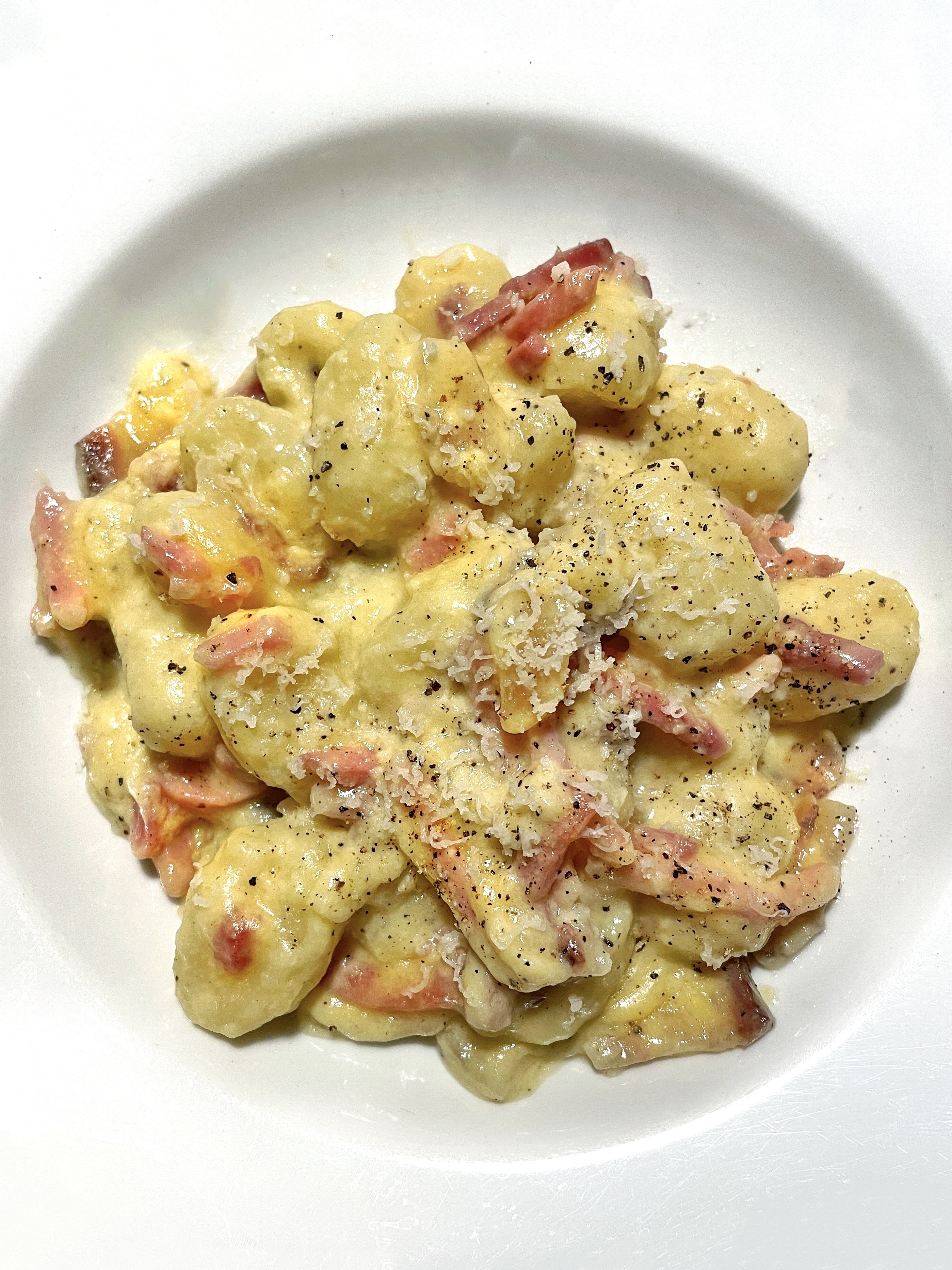 Gnocchi alla carbonara