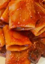 Ricetta Mezzi paccheri all’amatriciana