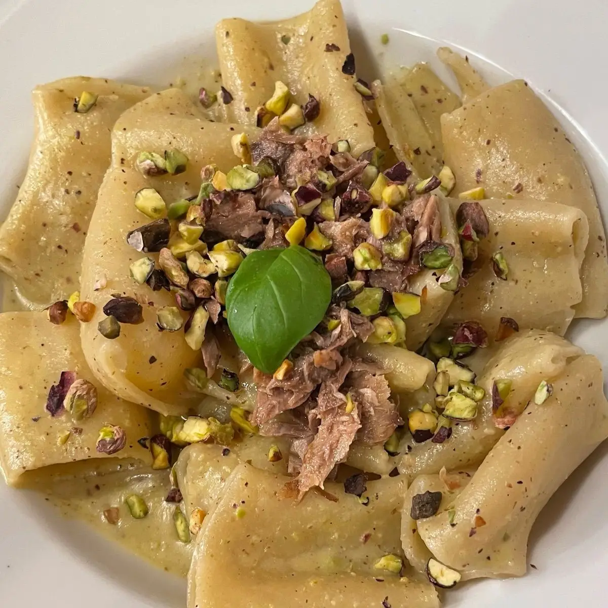 Ricetta Paccheri con tonno e pistacchio di domedd