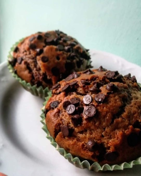 Muffin con gocce di cioccolato
