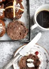 Ricetta Hot Cross Buns al cioccolato