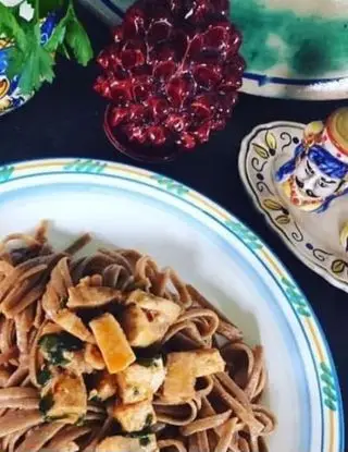 Ricetta Tagliolini rustici aglio e olio con sugo di pesce spada. di lacucinasecondolabiffi